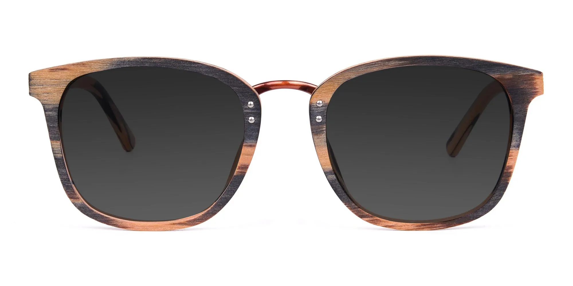 Wooden Frame Sunglasses-2