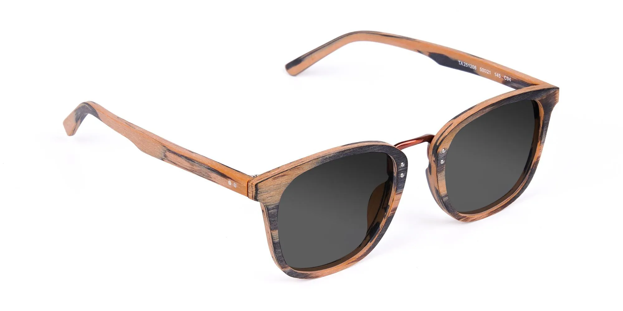 Wooden Frame Sunglasses-2