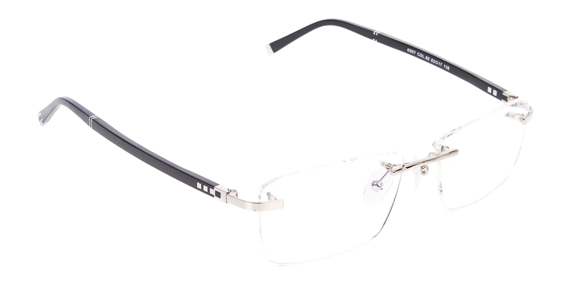 Silver Rimless Frame Ultralight, Online UK -2