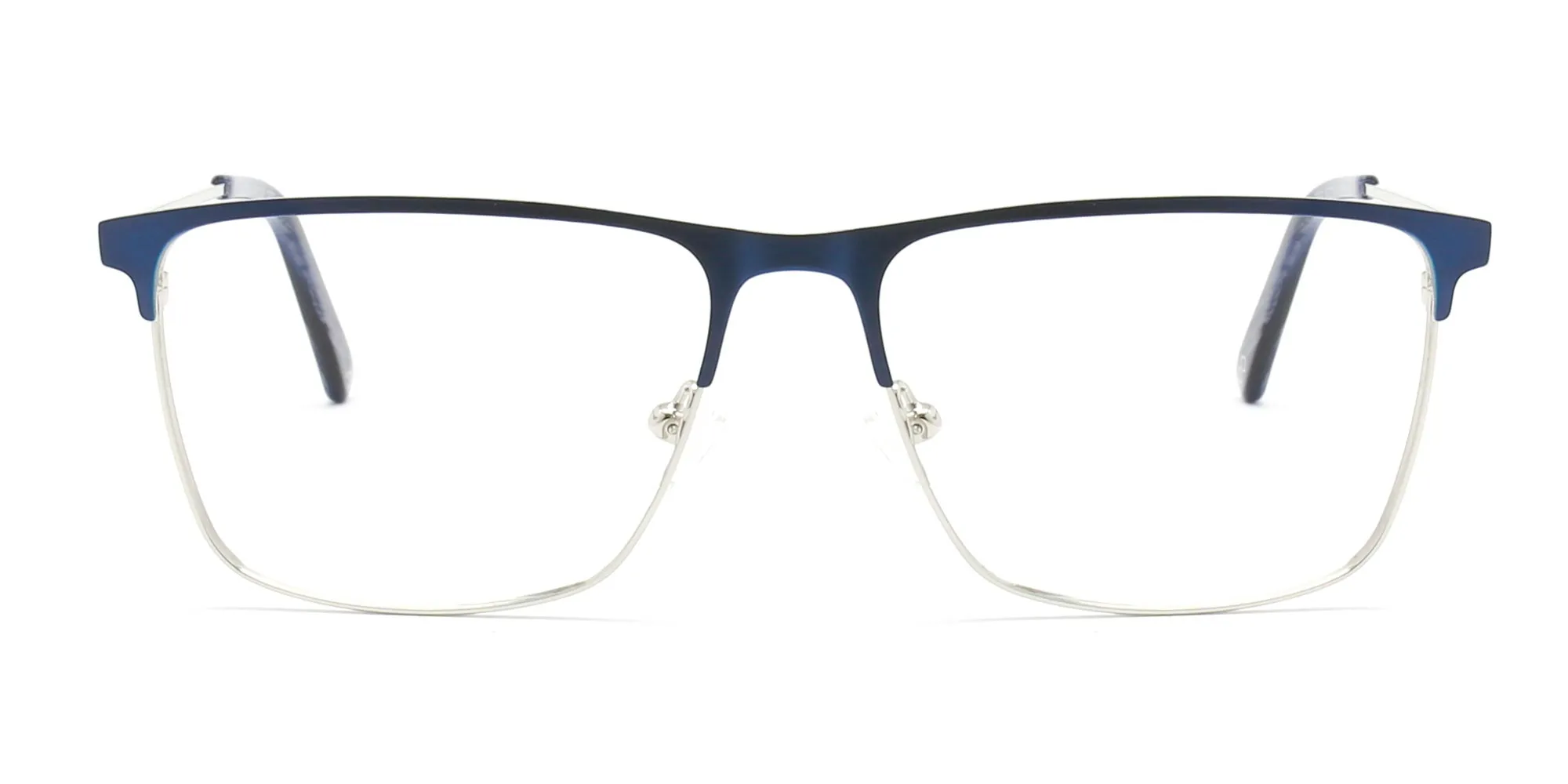 Blue Metal Eyeglass Frames-2