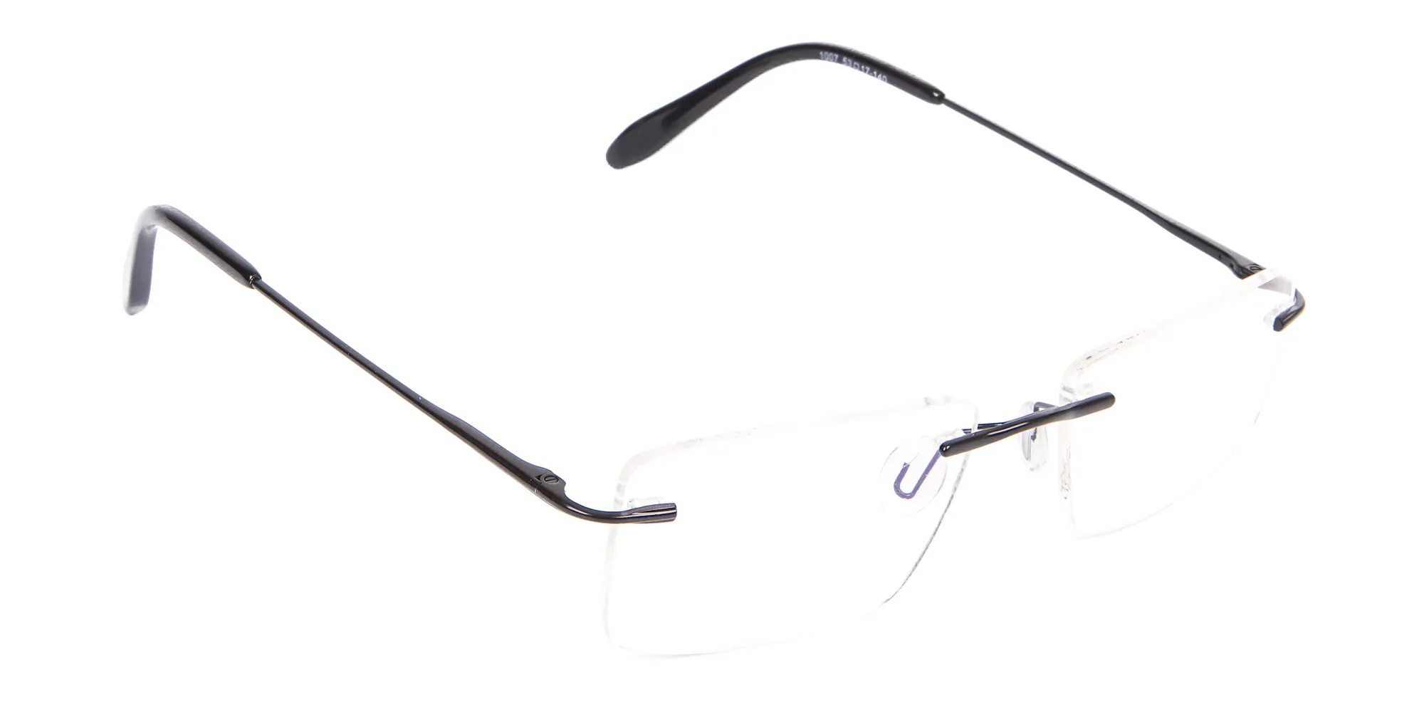 Classic Designer Black Rimless Glasses-2