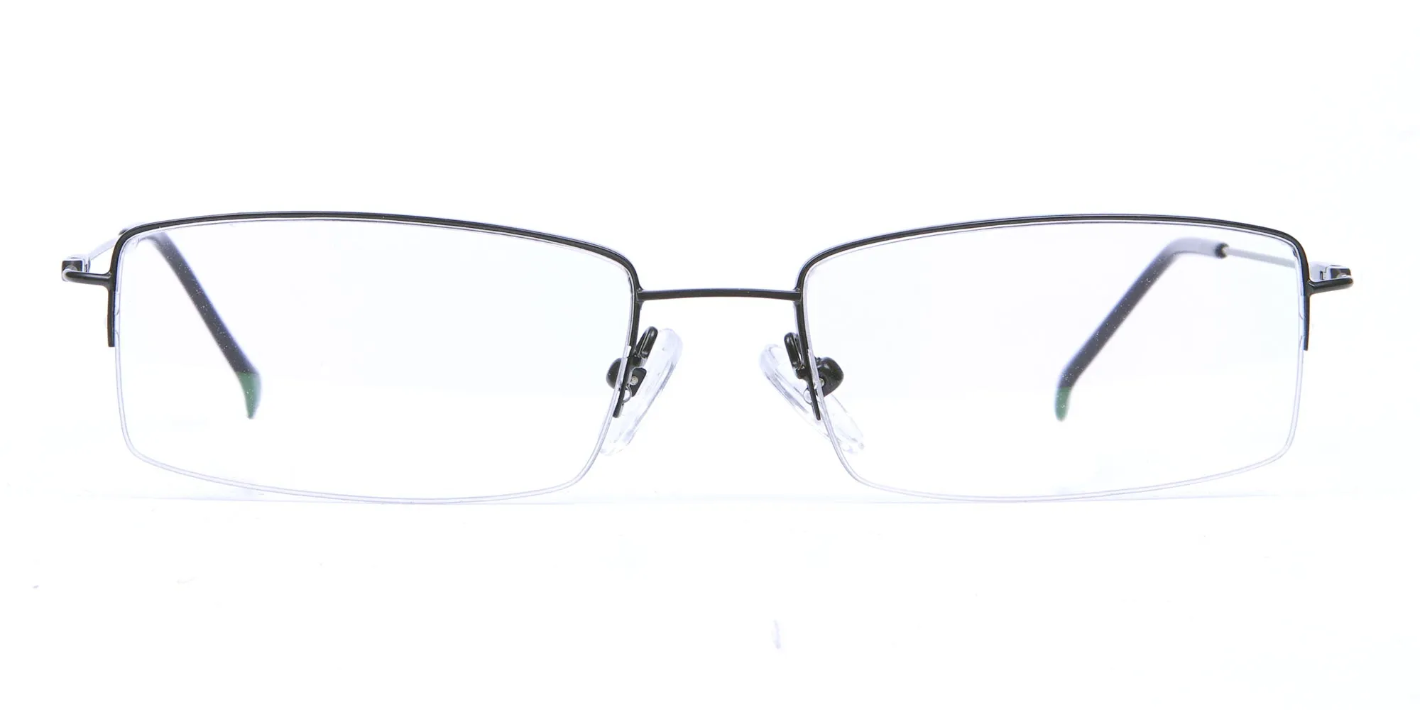 Sleek - Black Rectangular Glasses -2
