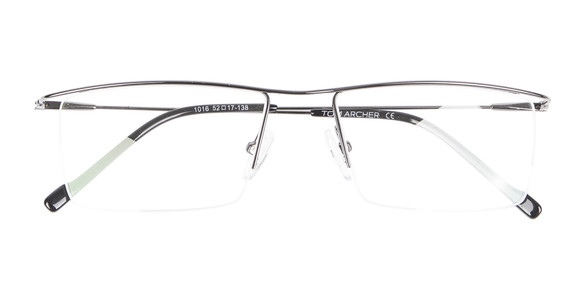 Gunmetal Thin Bridge Bar Half-rimmed-1