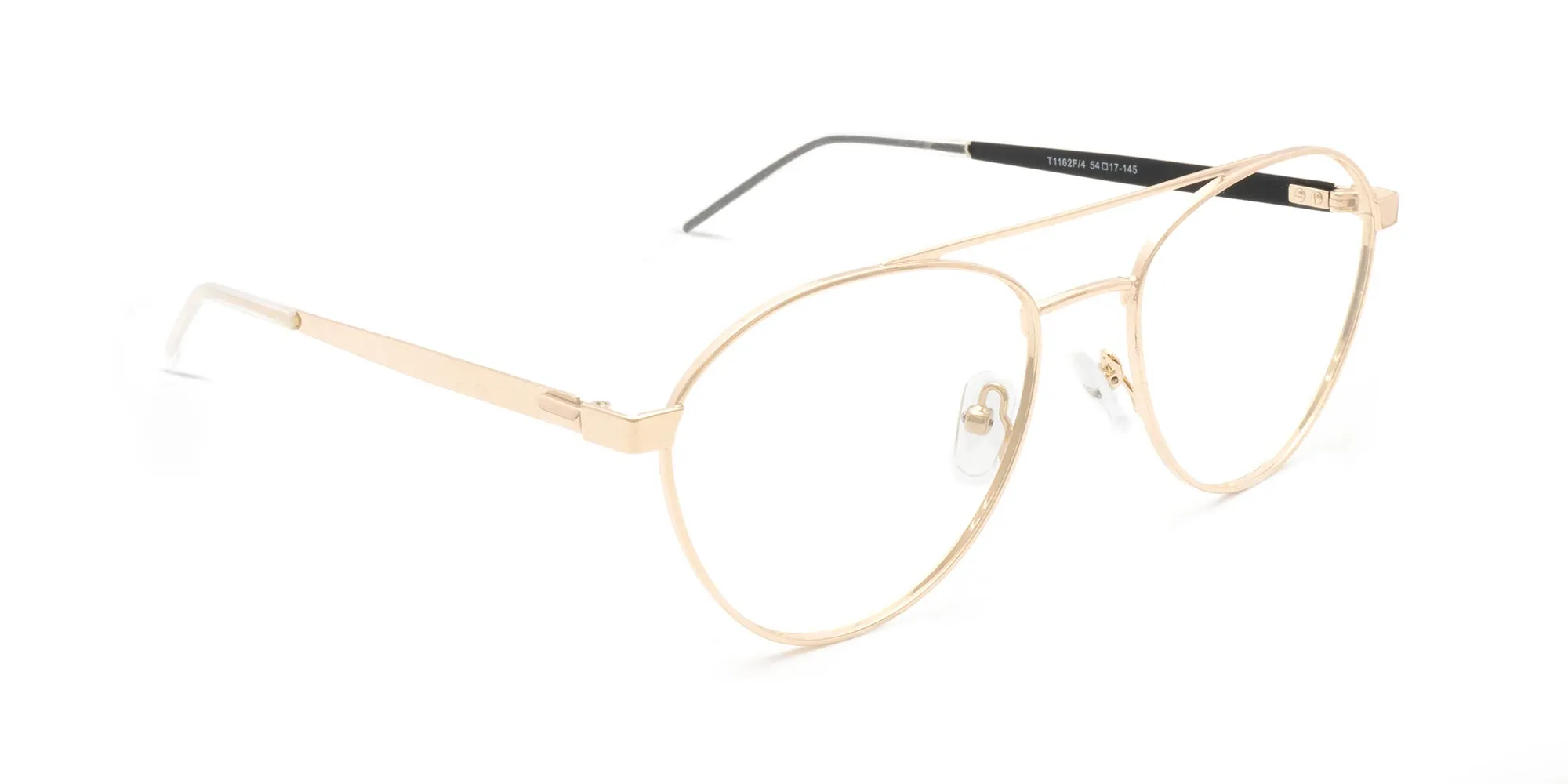 Gold Frame Pilot Glasses-2