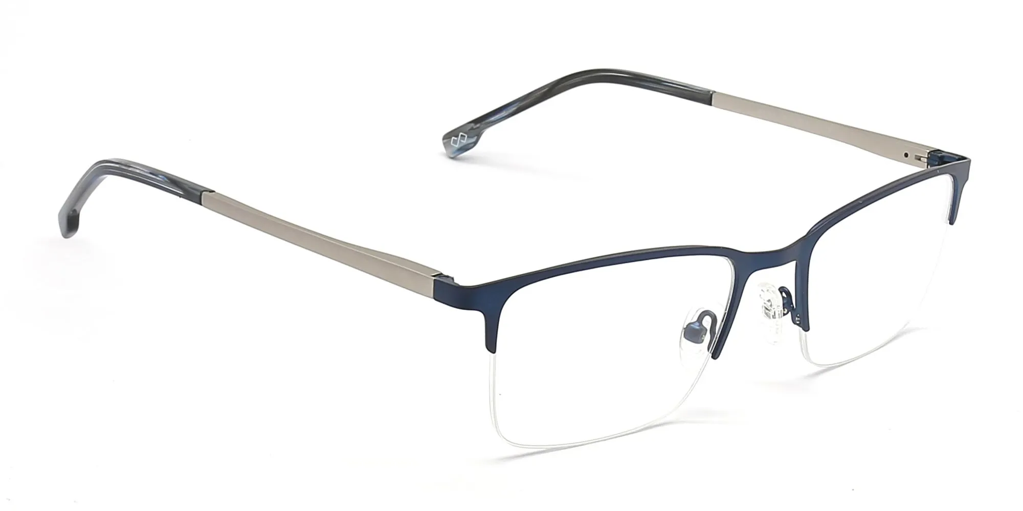 Blue Metal Glasses Frames-2