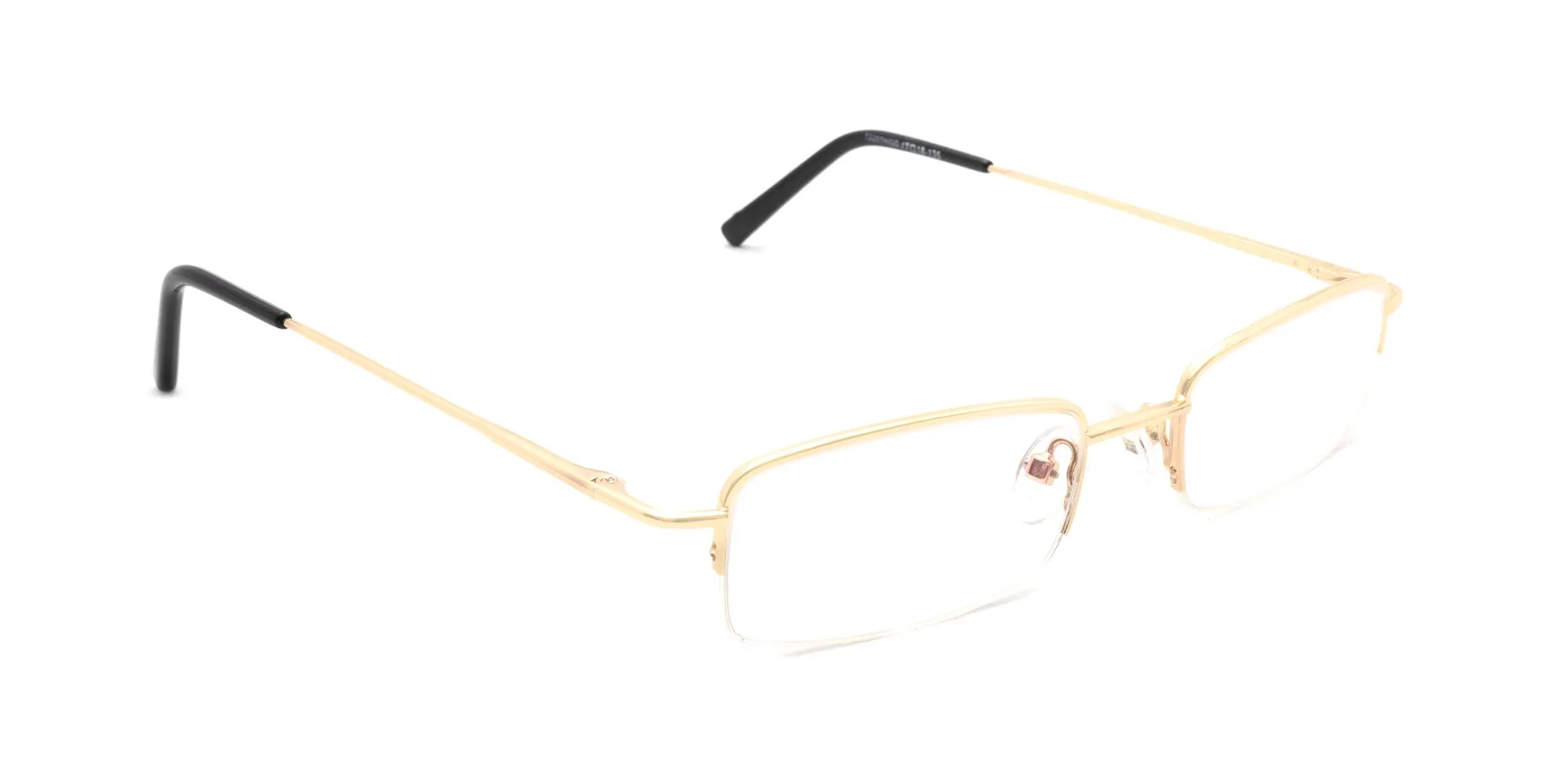 half rim metal eyeglasses-2