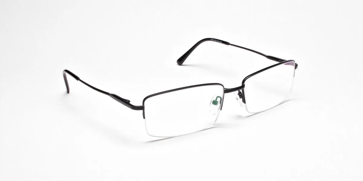 Rectangular glasses in Black- 2