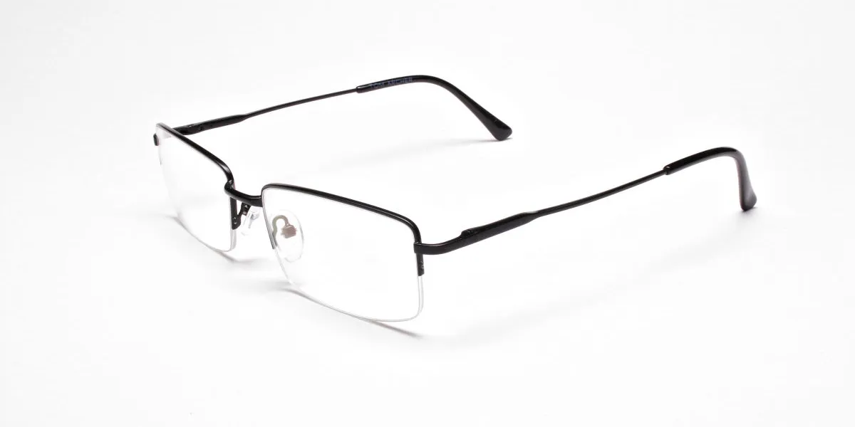 Rectangular glasses in Black- 2