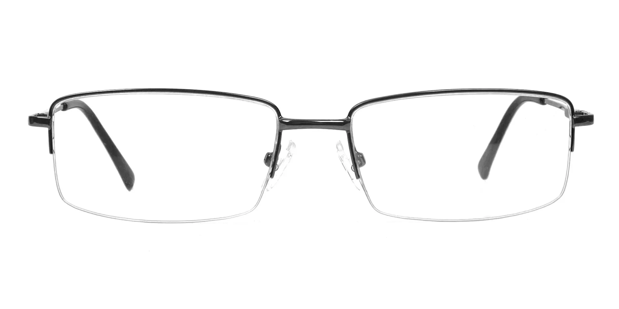 Gunmetal Rectangular Glasses -2