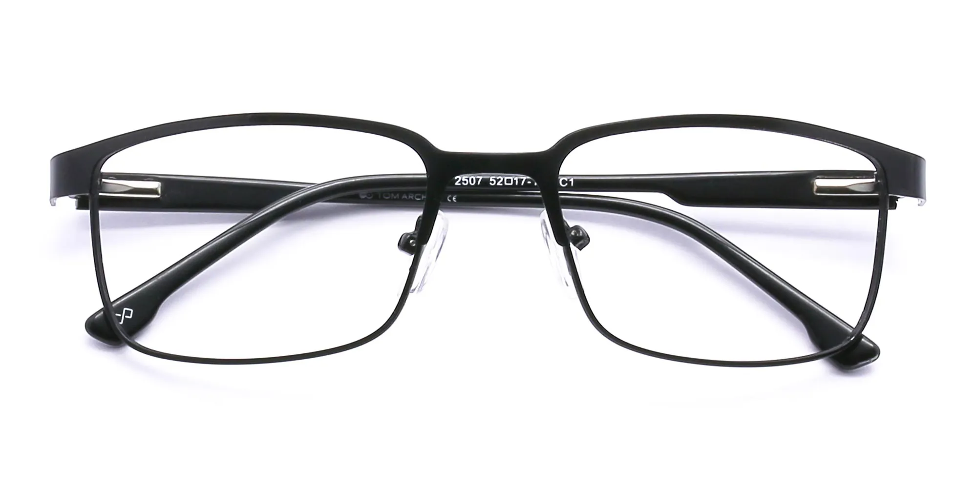 black small rectangle glasses-2