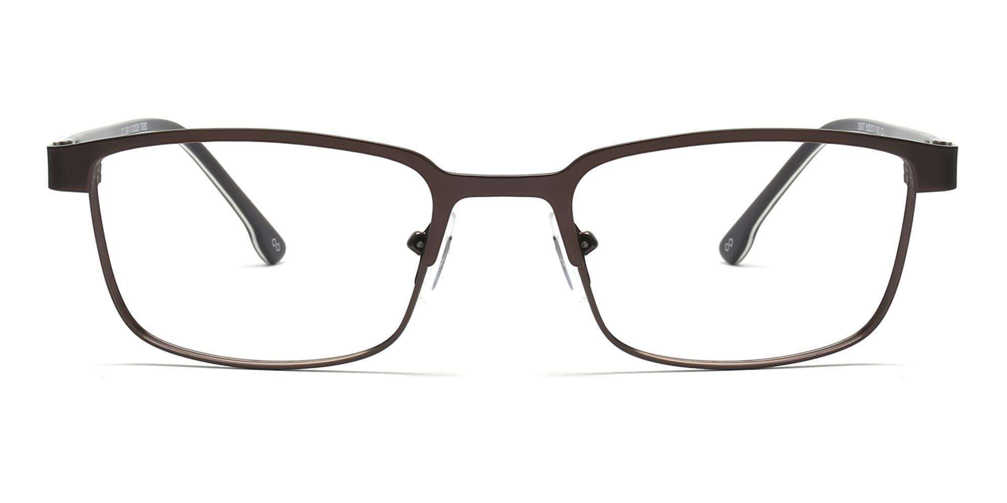 Brown rectangular specs frame-2