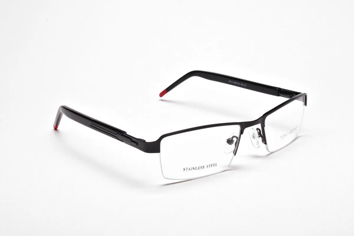 Rectangular Glasses in Black - 2