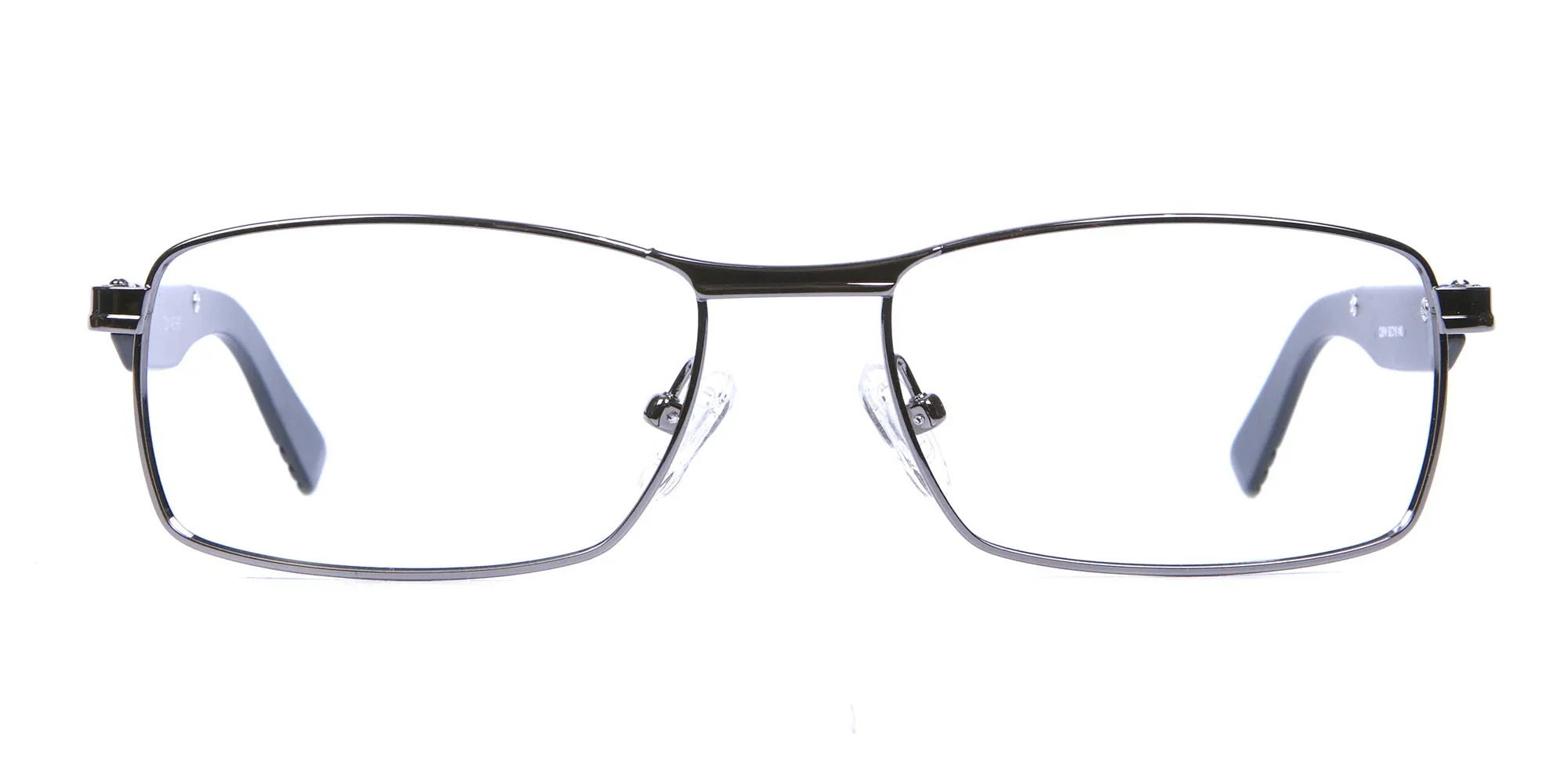 KINGS CS2 - Gunmetal Matte Black Art Deco Glasses | Specscart.®