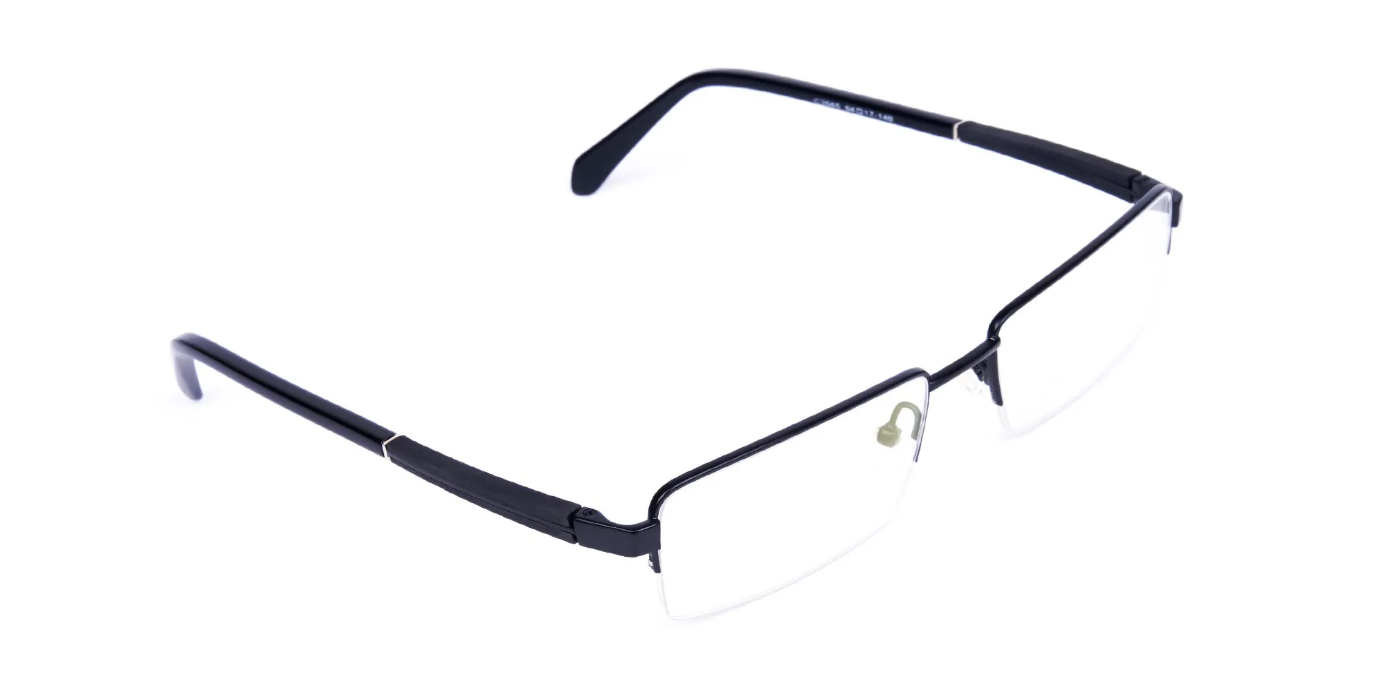 Black Thick Rectangle Glasses Frames-2