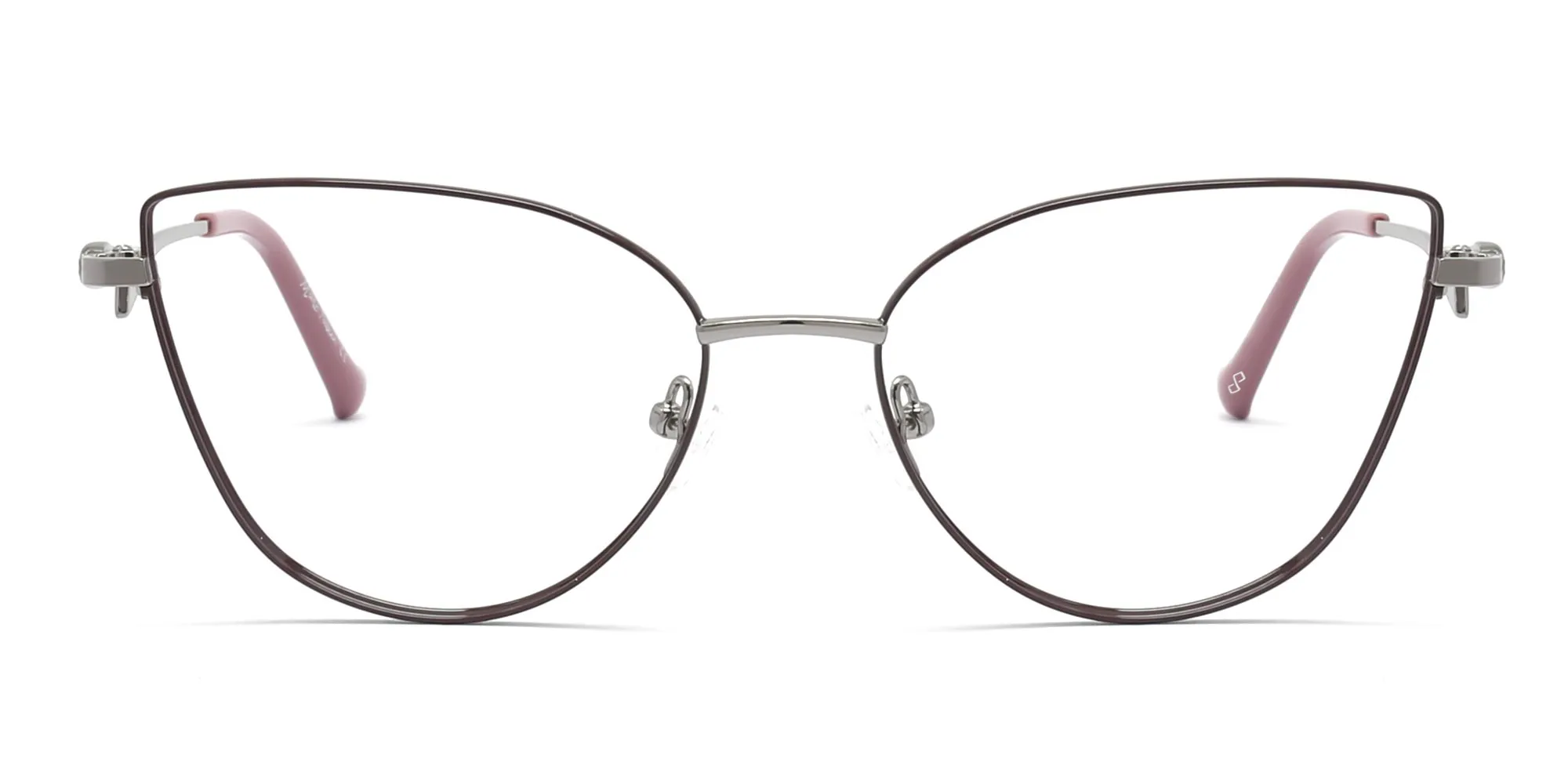 Vintage Metal Cat Eye Glasses-2