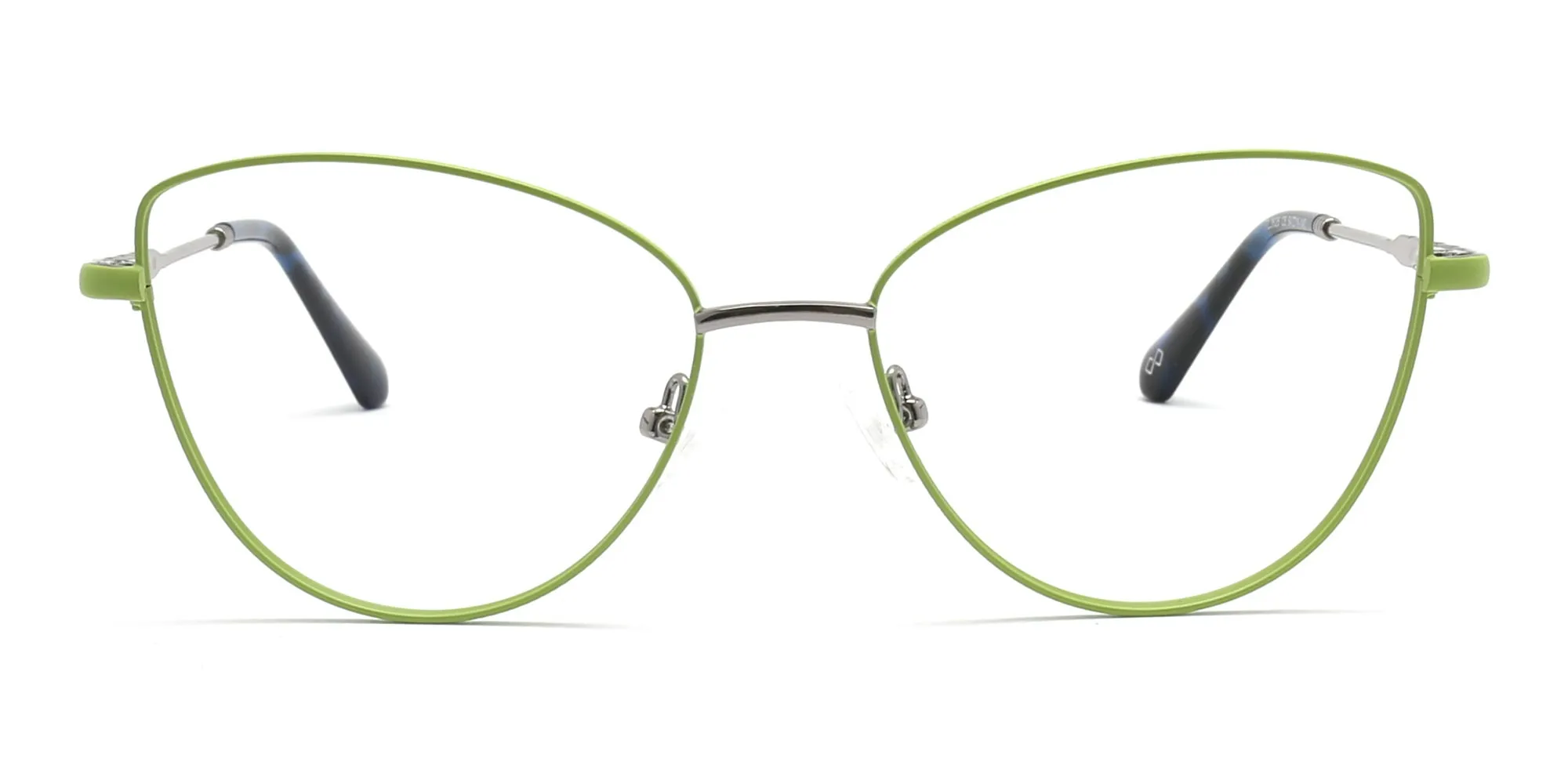 Dalton Cat Eye Dark Green Glasses-2