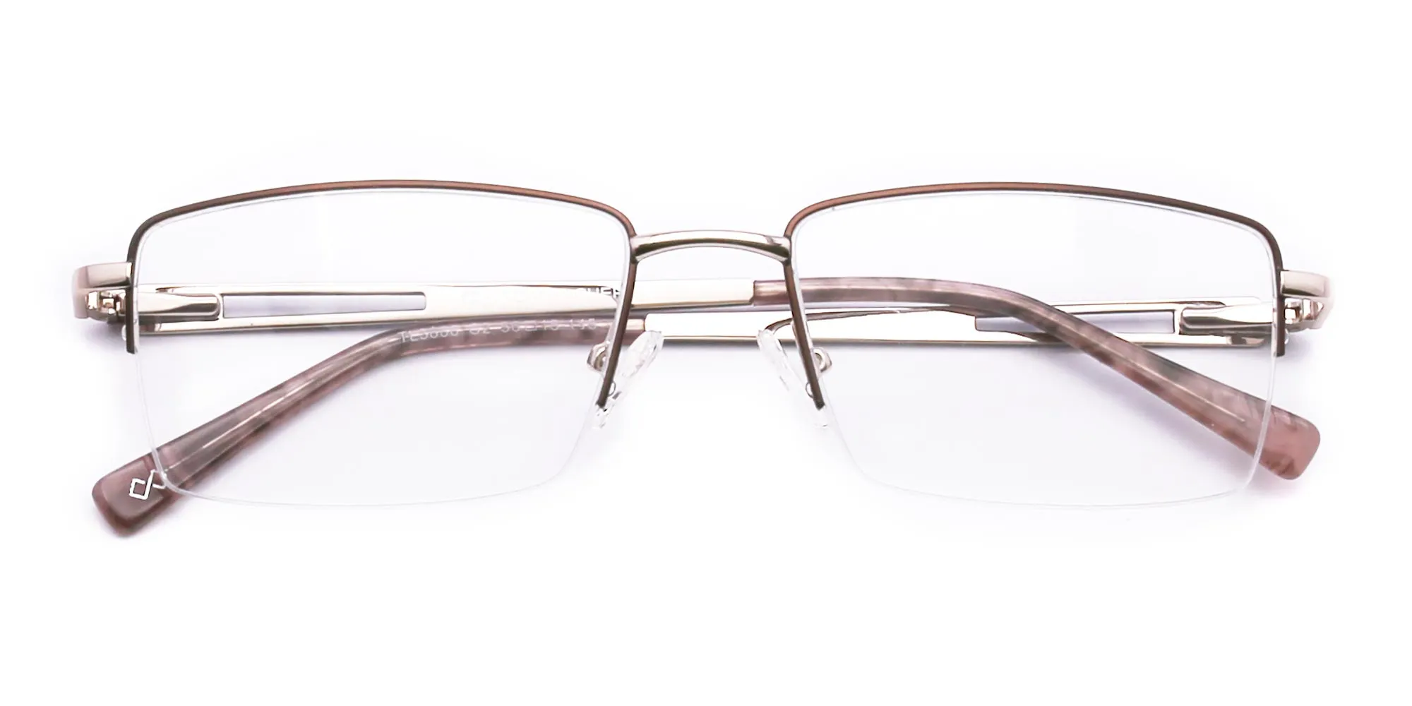 Titanium Half Rim Eyeglass Frames-2