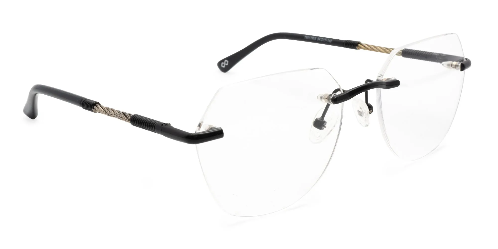 SUTTON 3 - Rimless Hexagon Eyeglasses | Specscart.®
