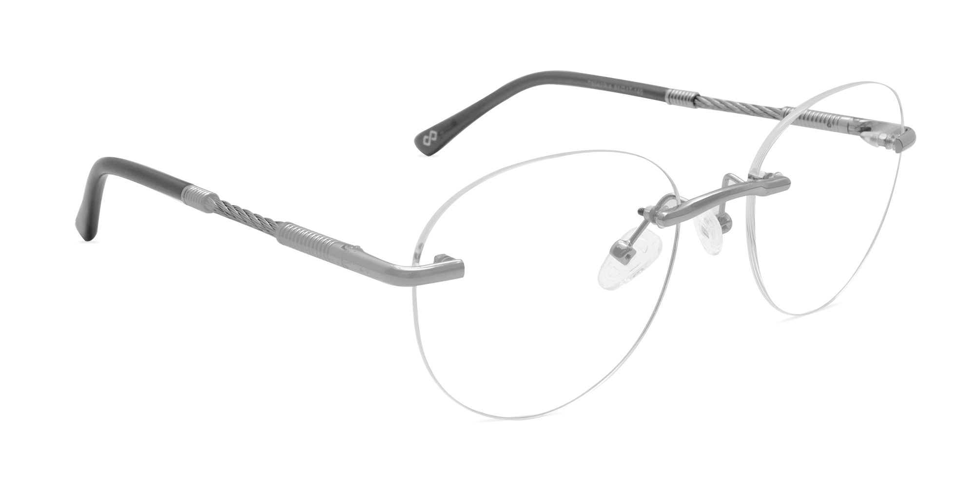 Rimless Circle Glasses-1