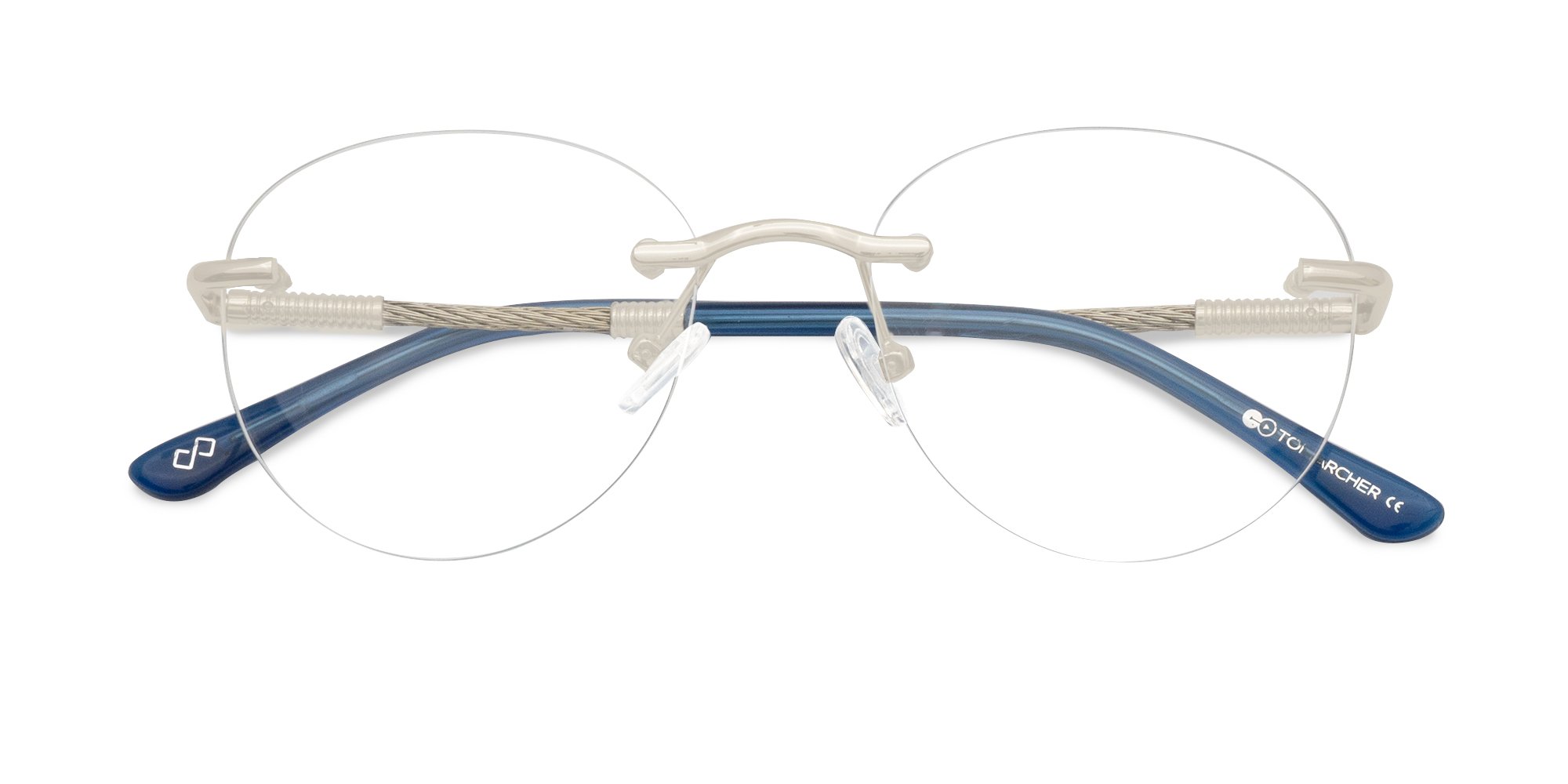 Designer Rimless Eyeglasses-1
