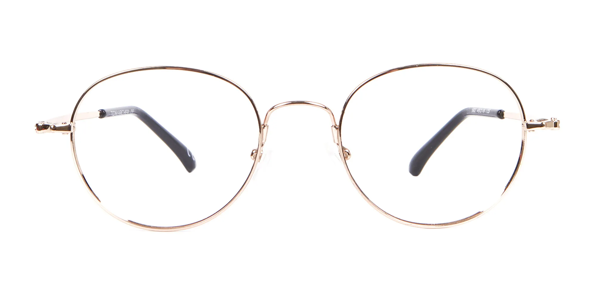 No Stress Lightweight Round Frame Gold-2