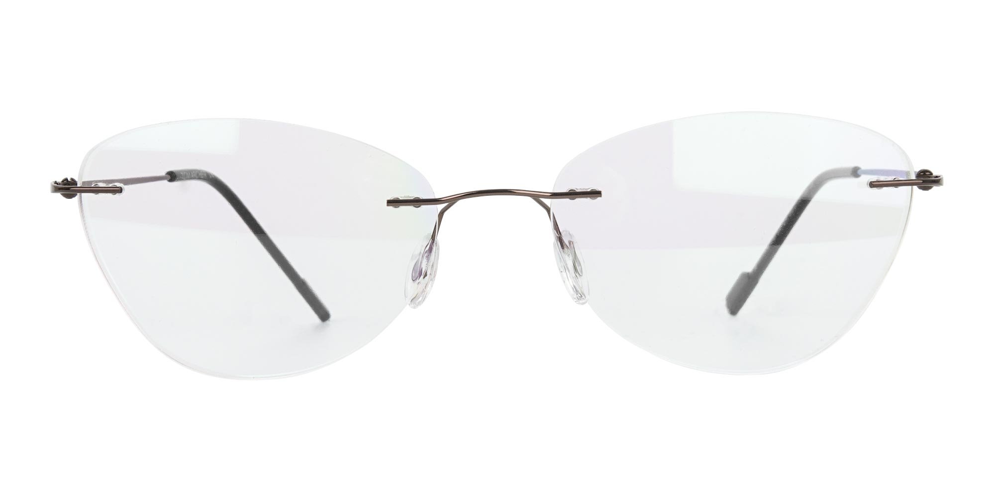 Islington 1 Rimless Cat Eye Glasses Brown Specscart ®