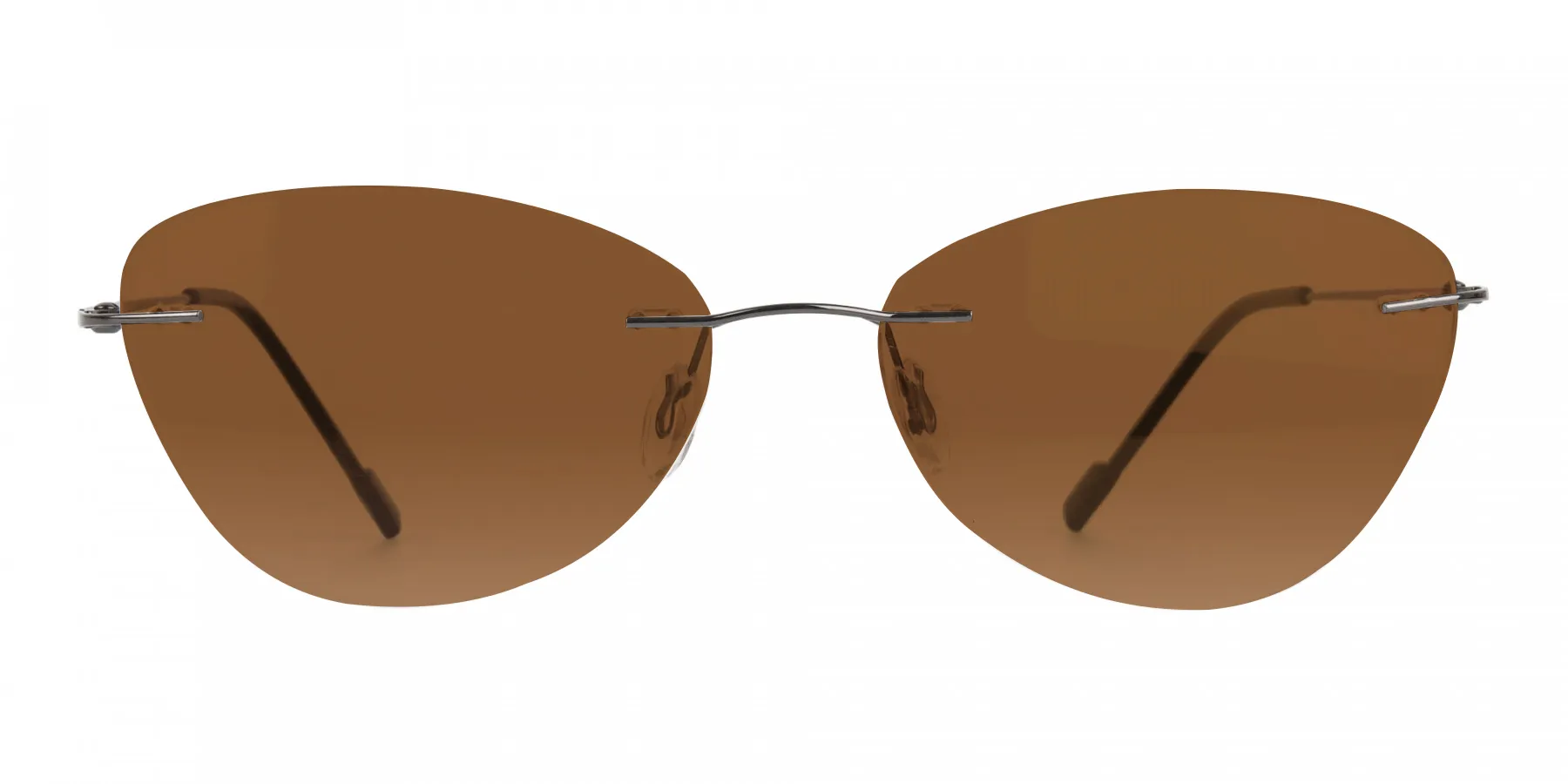 cat eye brown sunglasses-2