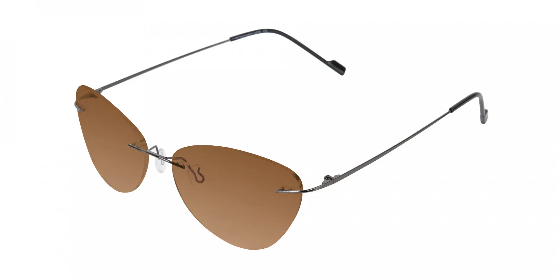 cat eye brown sunglasses-2