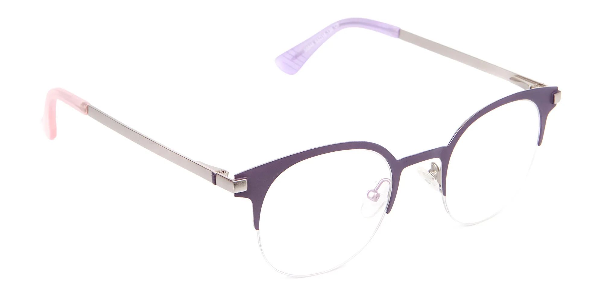 Violet Purple Browline Glasses Glasses Online-2