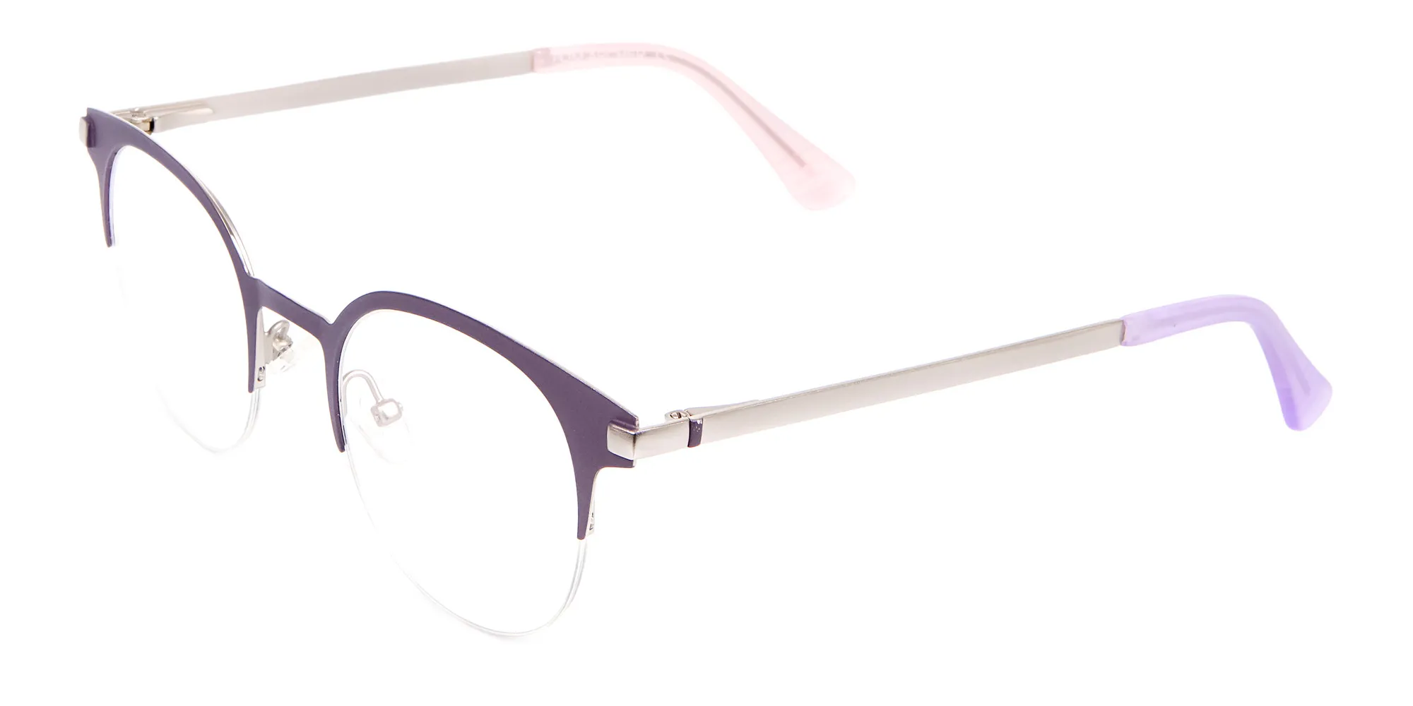 Violet Purple Browline Glasses Glasses Online-2