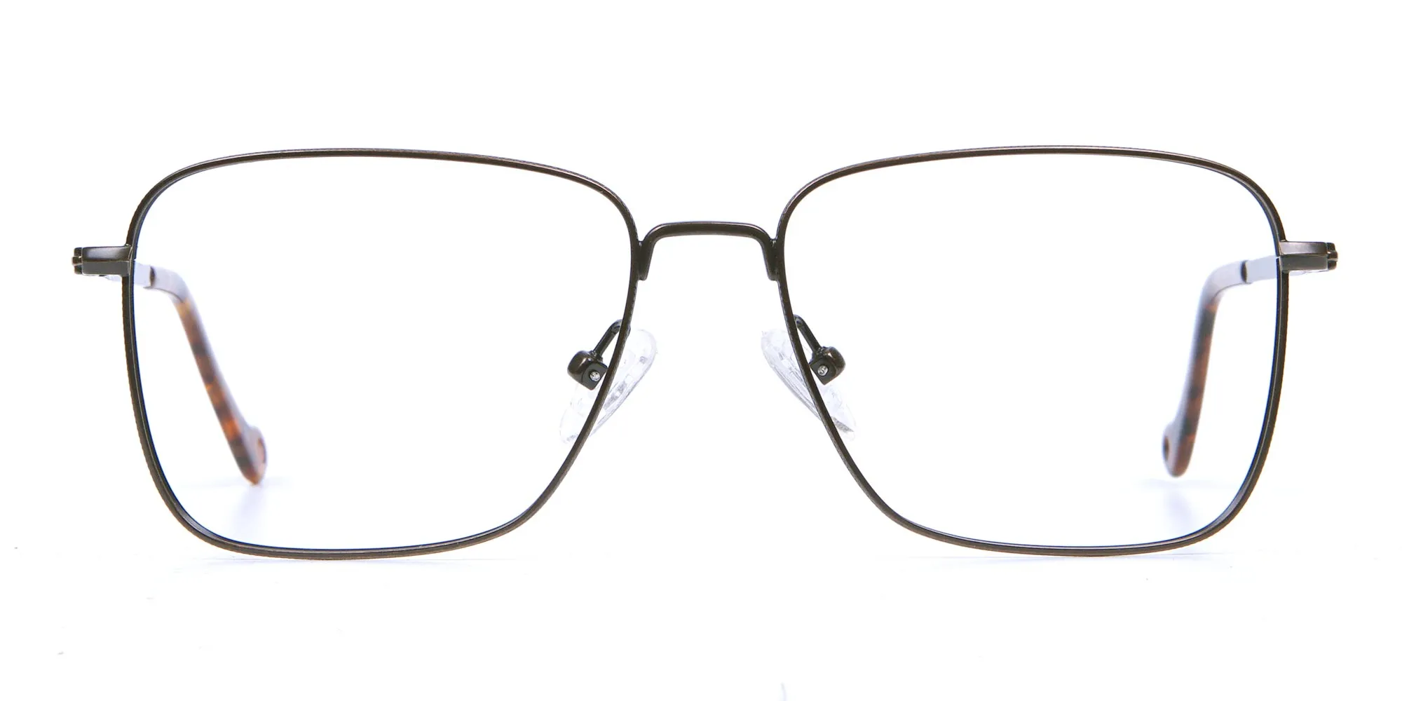 Brown Tortoiseshell Rectangular Glasses
