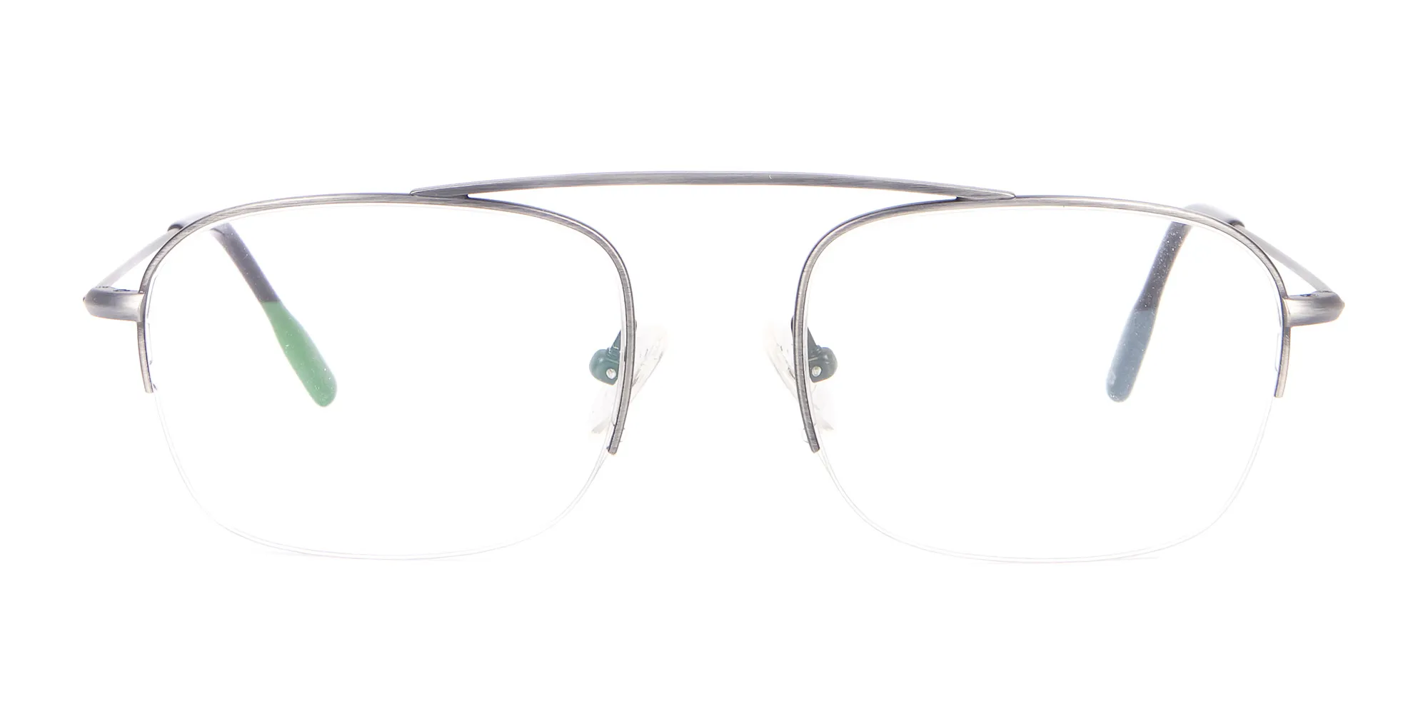 Detail Semirimless Frame Silver Bridgeless -2