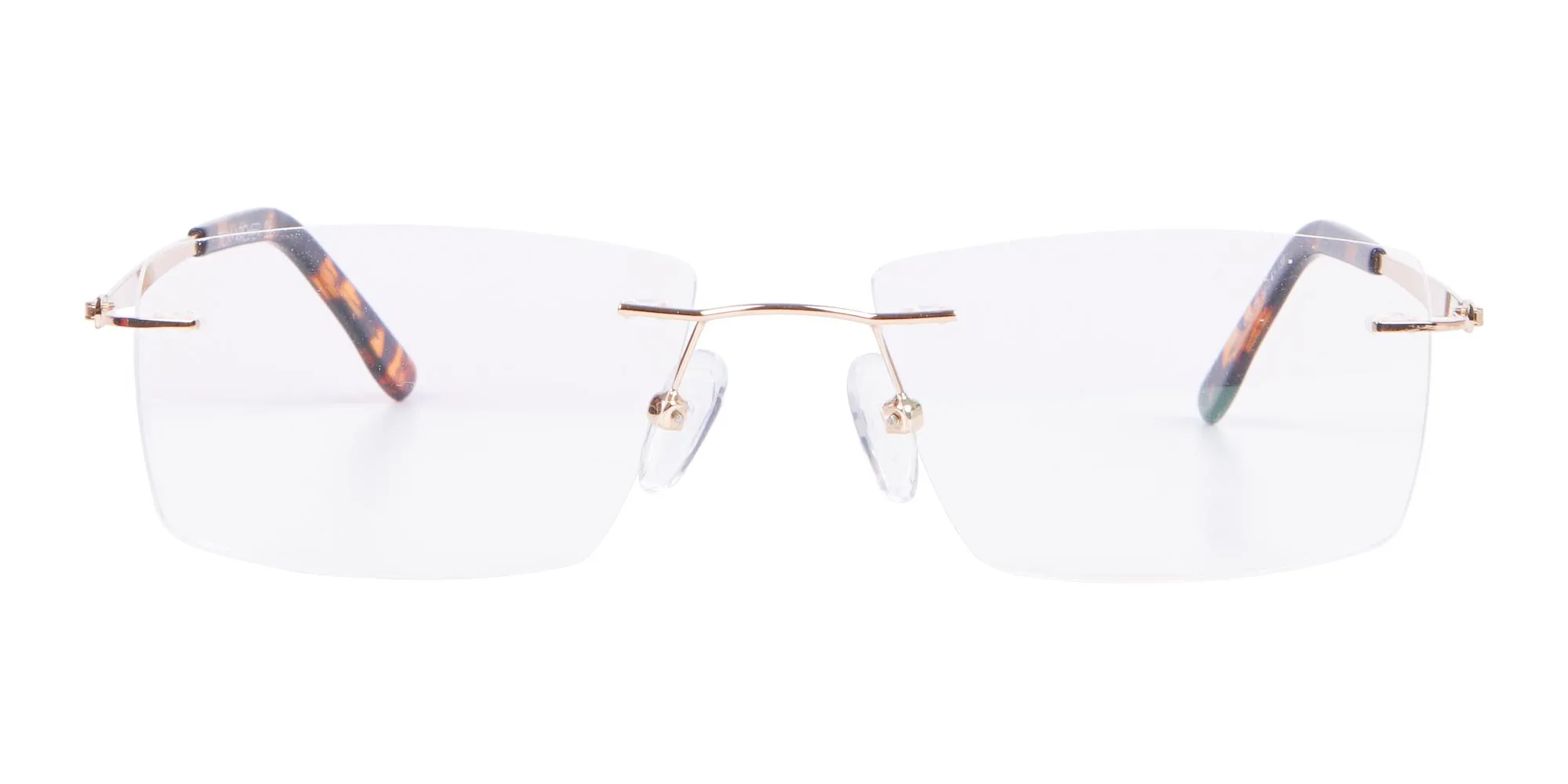 Gold Rimless Glasses Men & Women-2