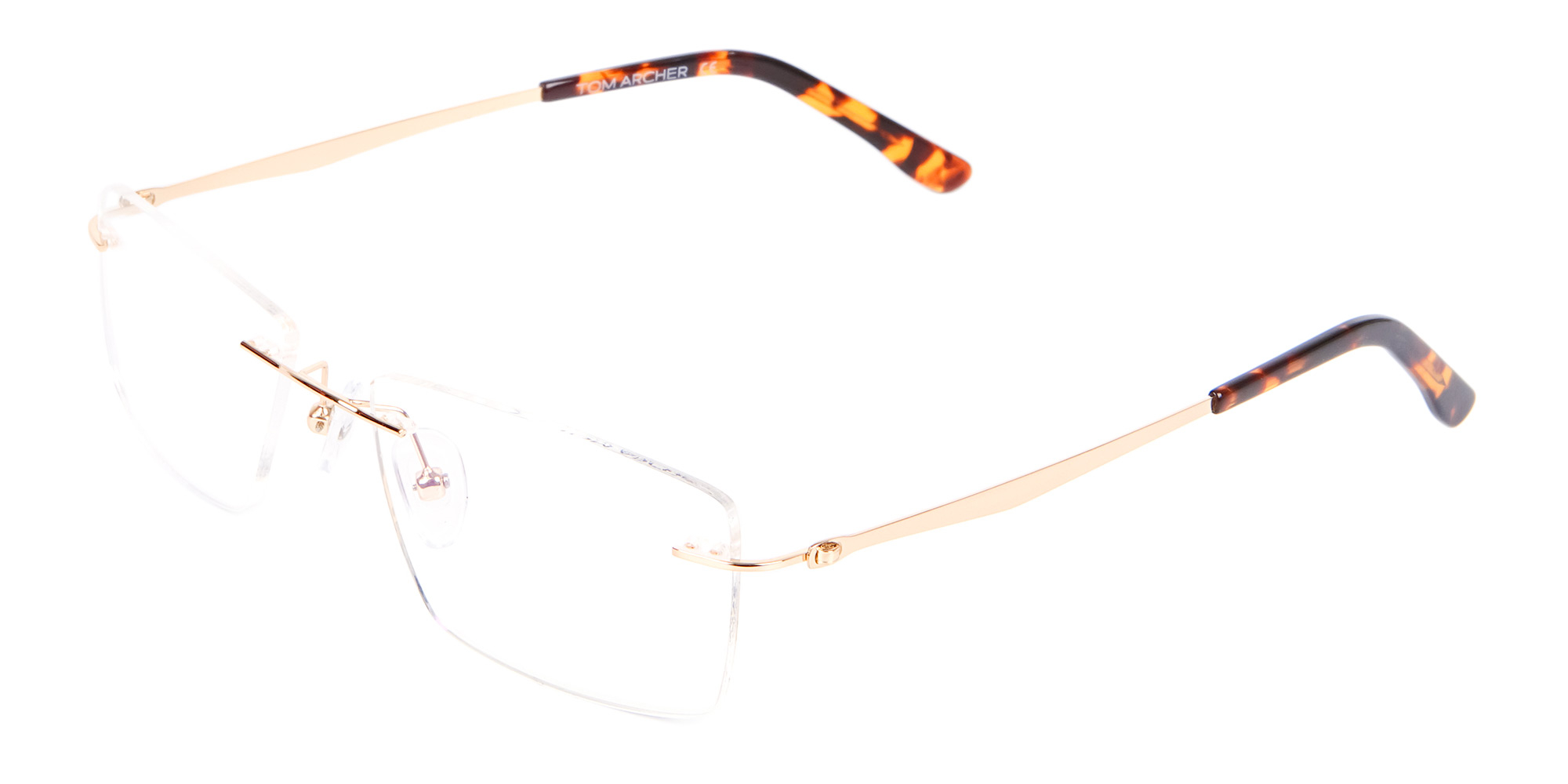 Gold Rimless Glasses Men & Women-2