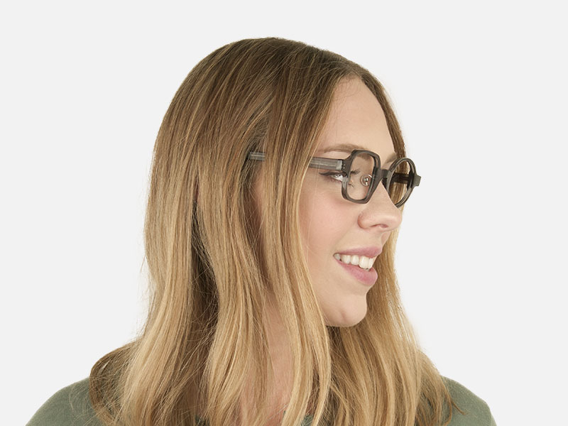 Asymmetric Round and Square Eyeglasses-1