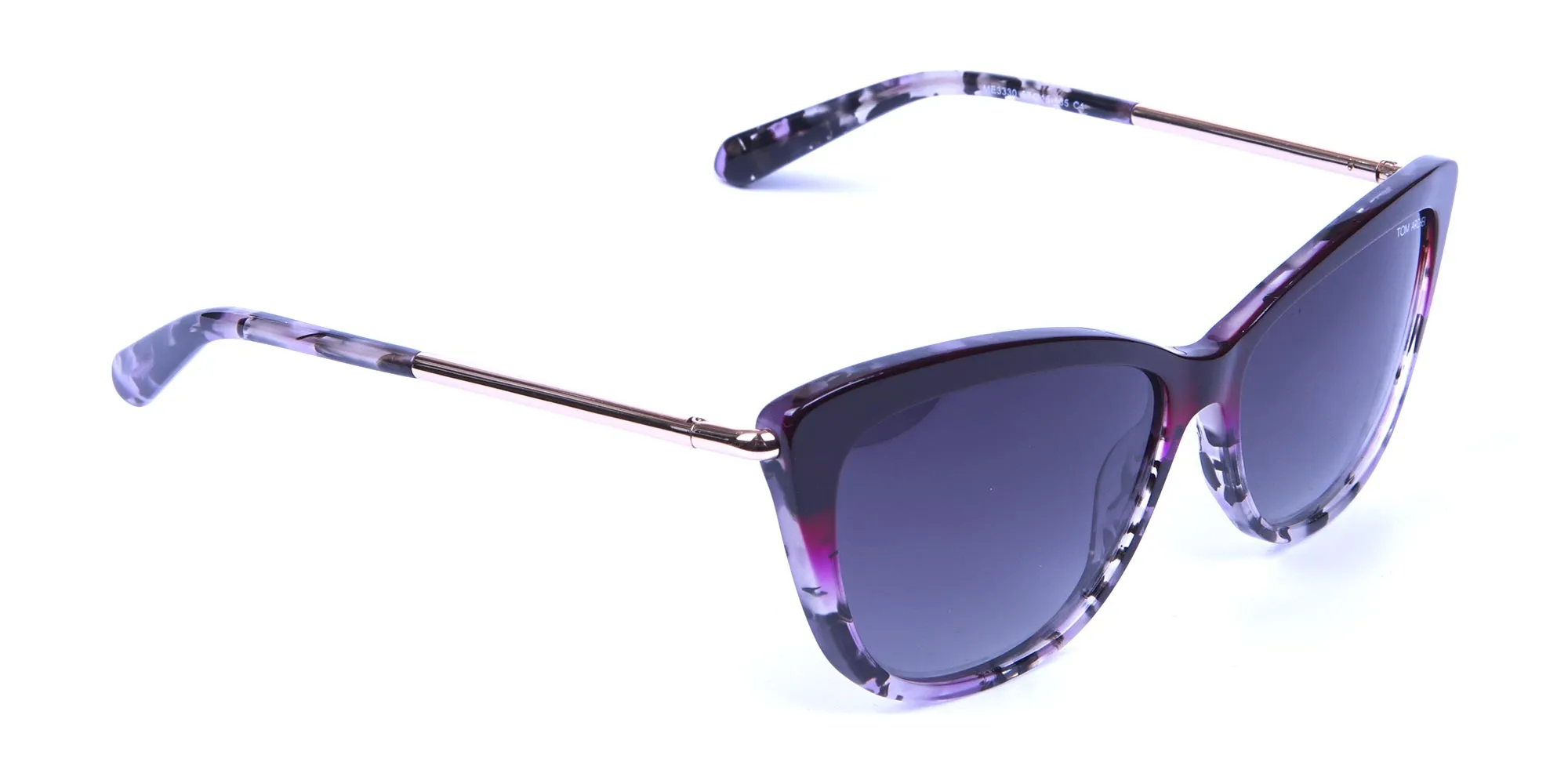 Drops of Wine Purple Cat Eye Sunglasses -1