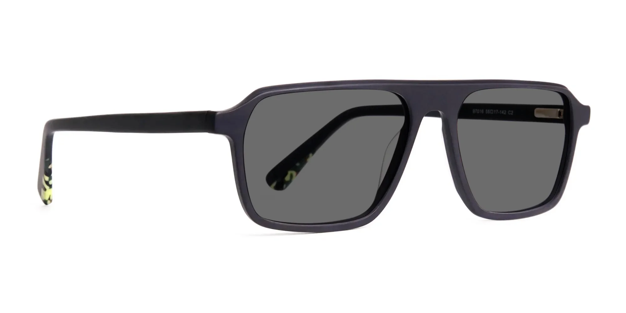 Black Flat Top Sunglasses-1