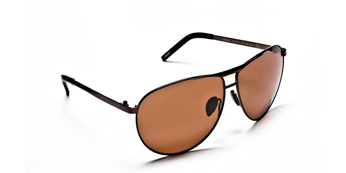 Brown Big Lenses Sunglasses - 1