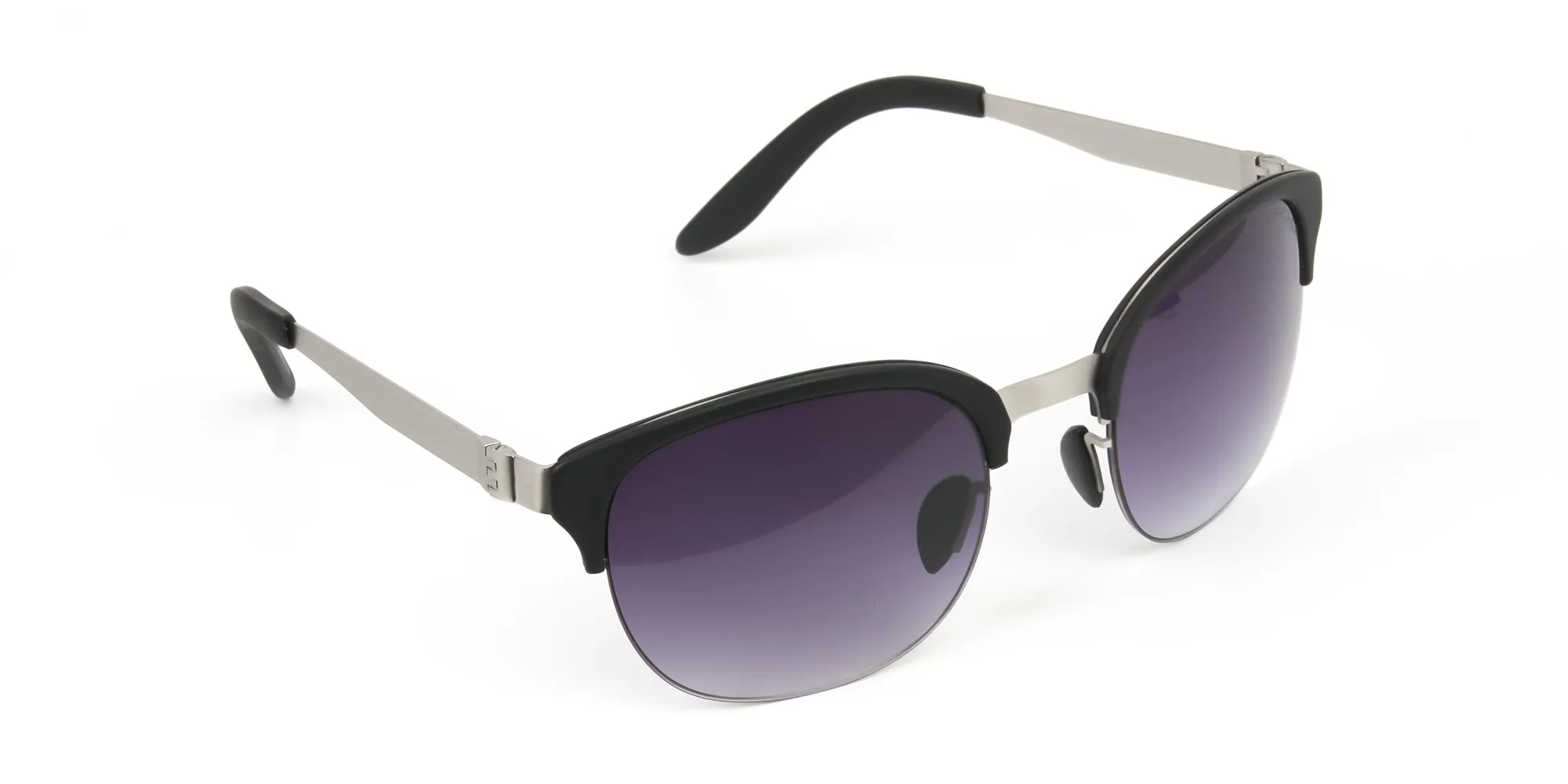 Round shop wayfarer sunglasses