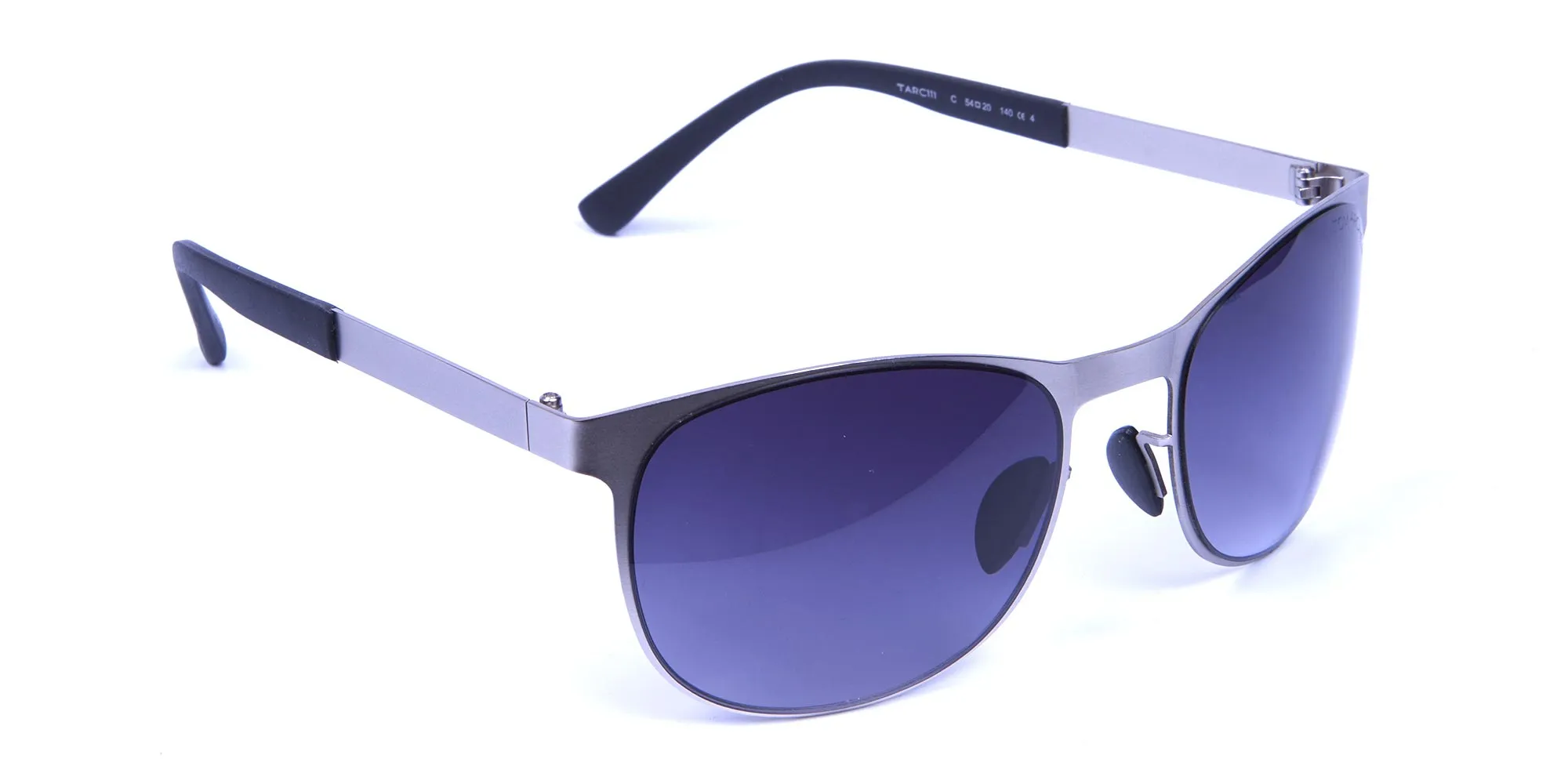 Silver Framed Sunglasses -1