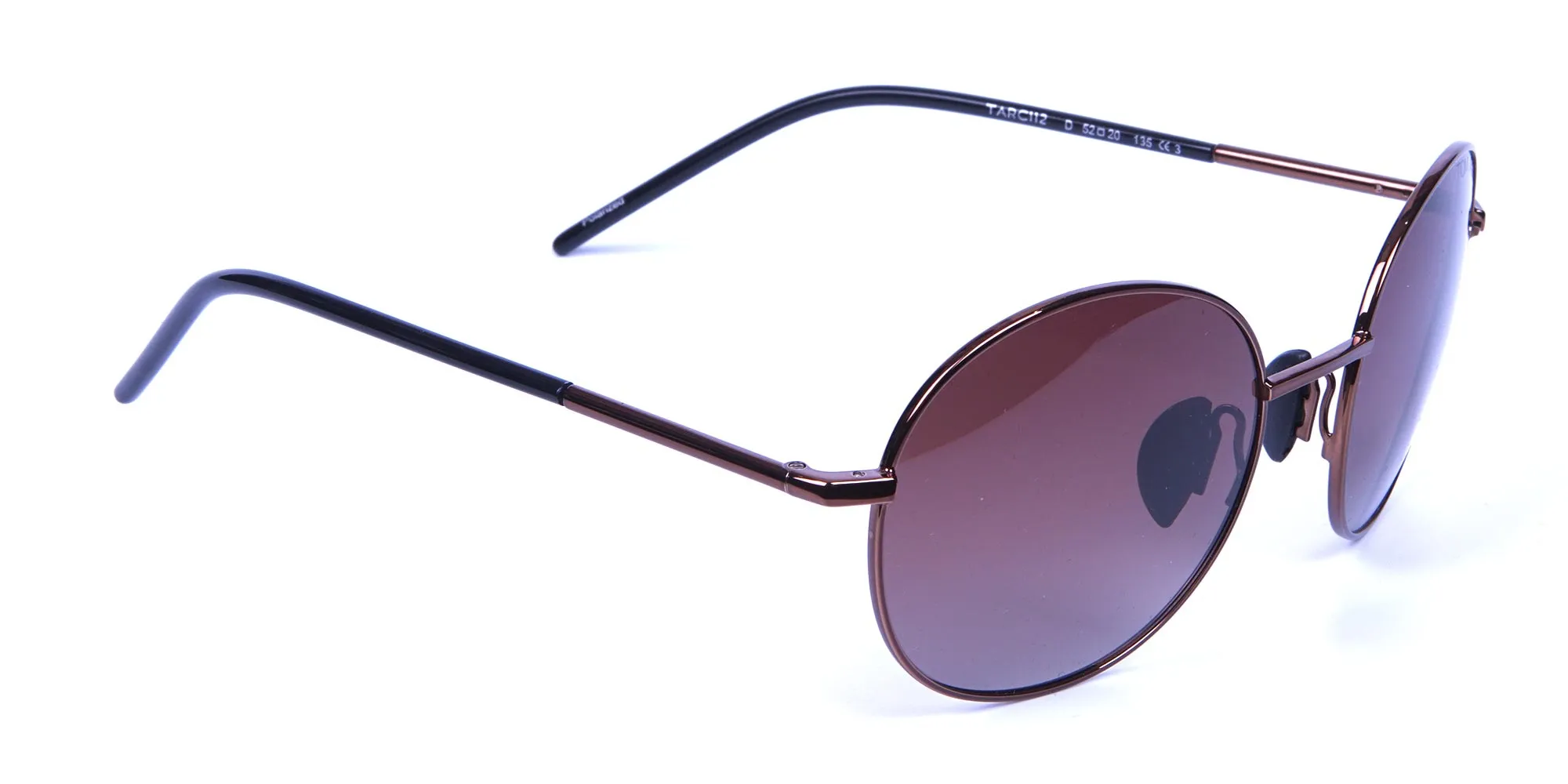 Brown frame sunglasses -1