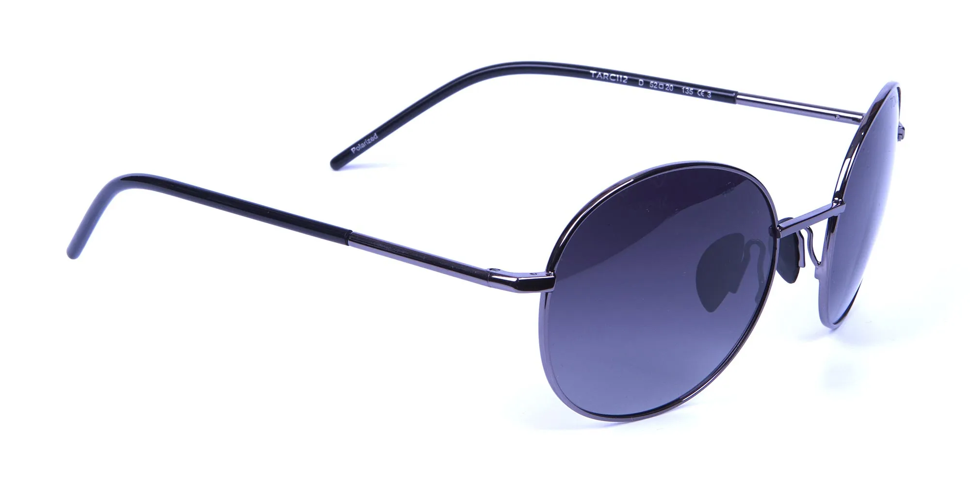 Gunmetal Sunglasses for Narrow Faces -1