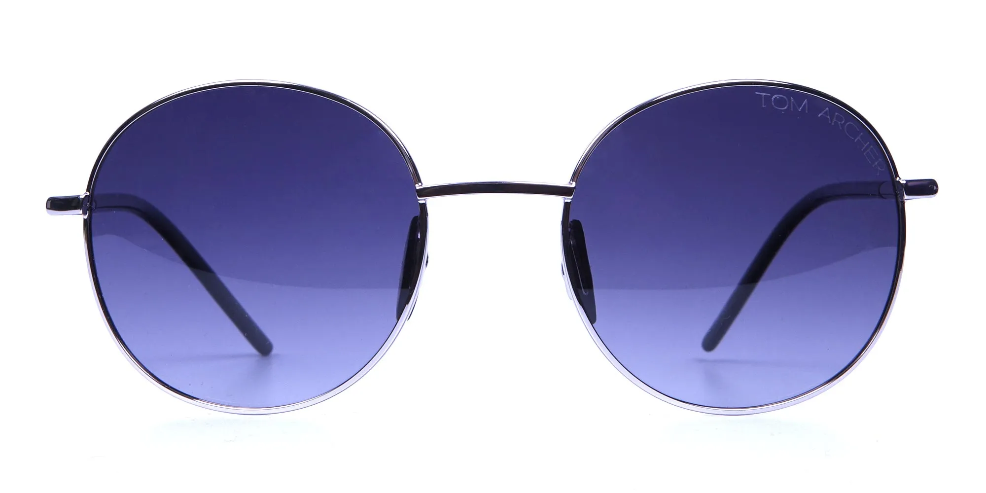 Silver Sunglasses Round Frames -1