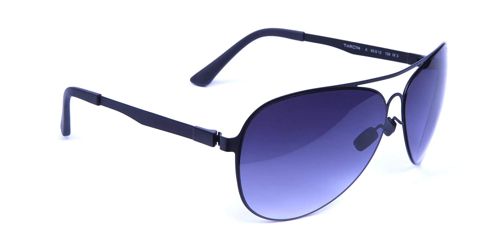 Bold Black & Grey Sunglasses -1