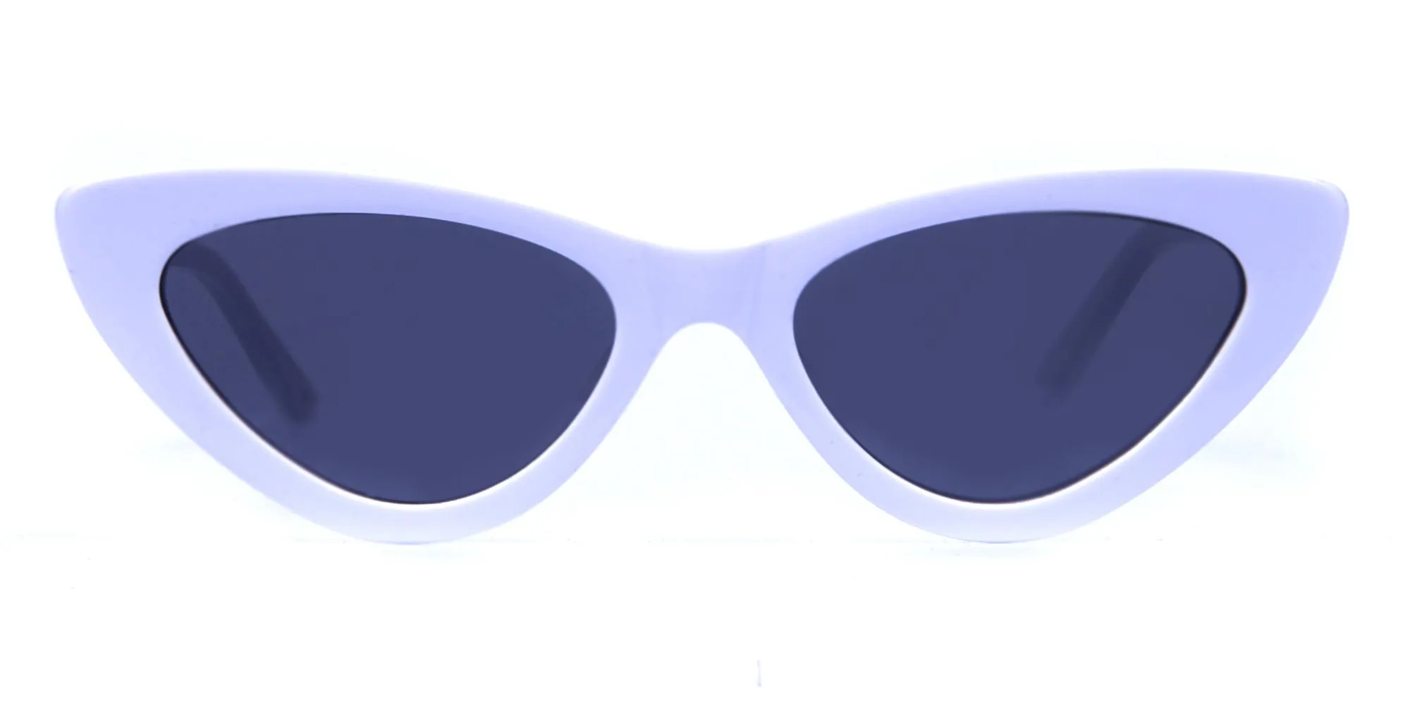 White Cat Eye Sunglasses - 1