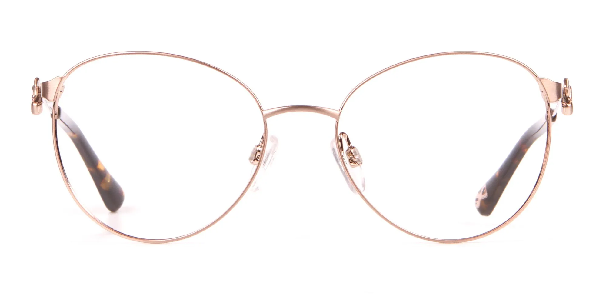 Ted Baker TB2243 Elvie Gold Round Metal Glasses Women-2