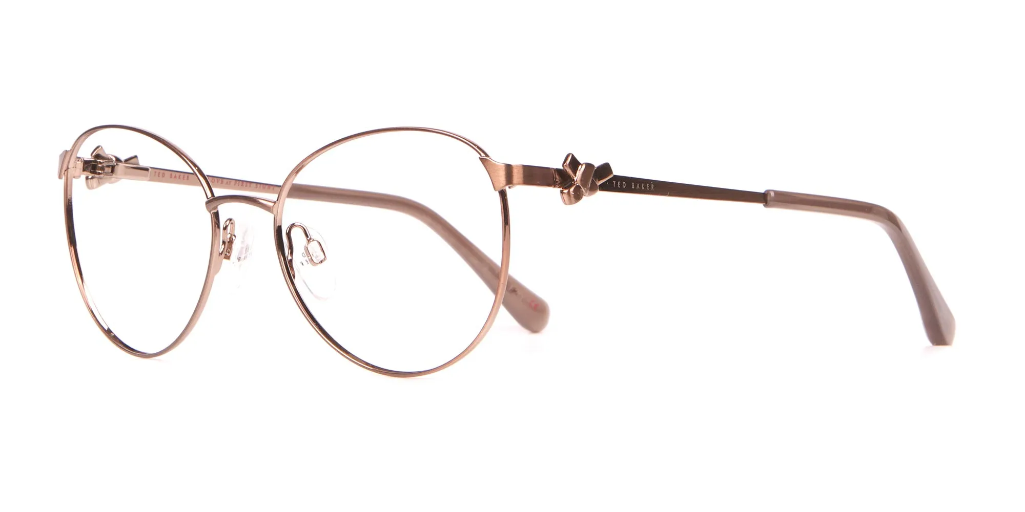 Ted Baker TB2243 Elvie Full Rim Round Metal Glasses Women-2