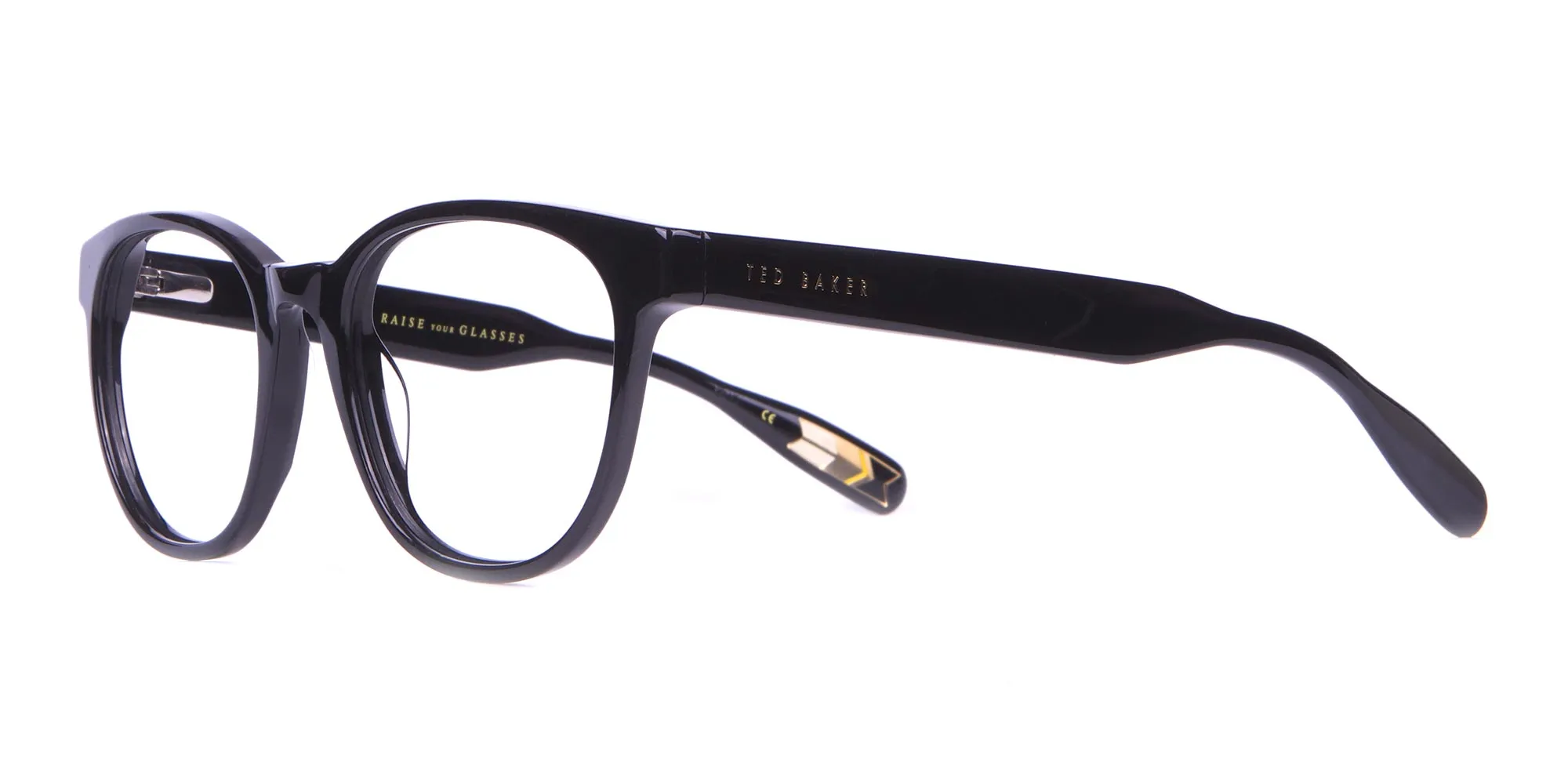 TED BAKER TB8197 Cade Glasses Classic Round Black Chunky-2