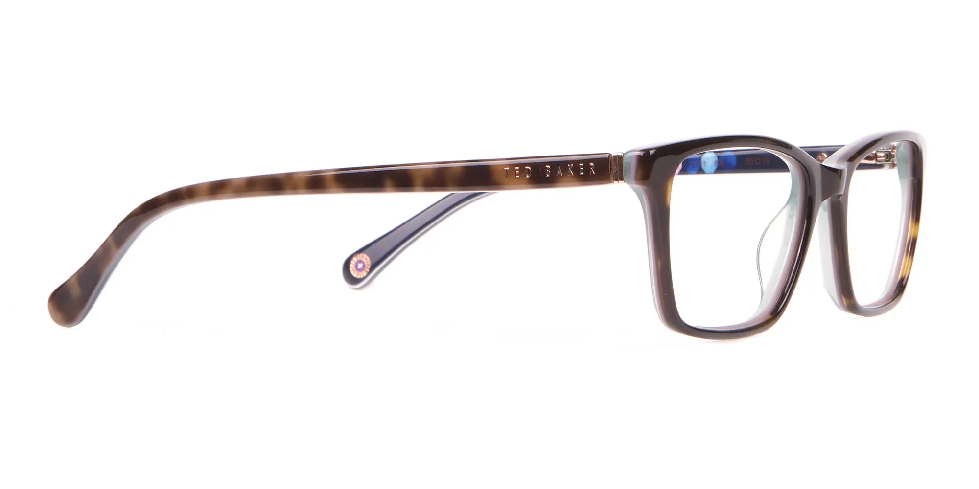 Ted Baker TB9141 Thea Blue & Tortoise Rectangular Glasses -2