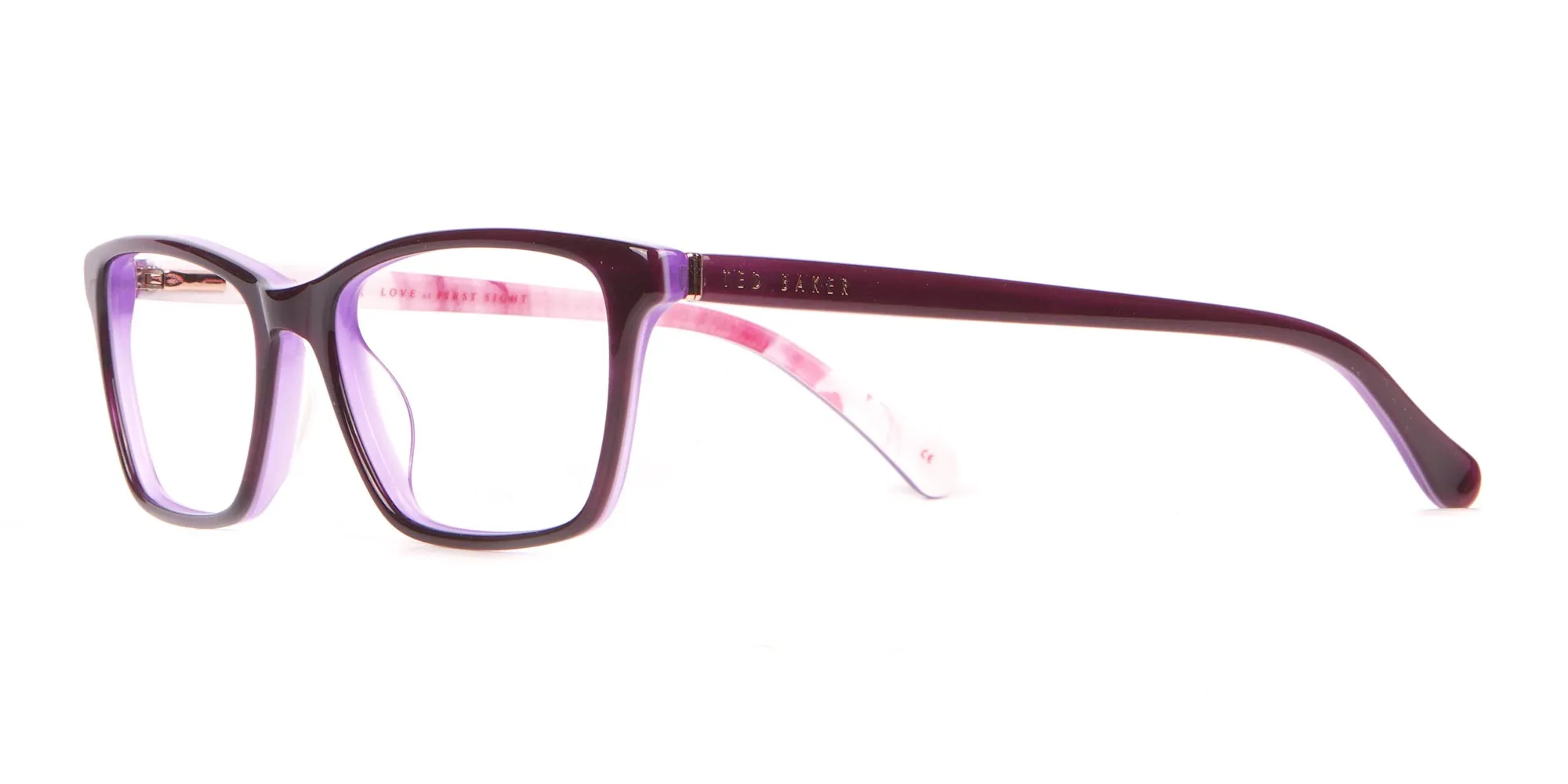 Ted Baker TB9141 Thea Women Purple Rectangular Glasses-2